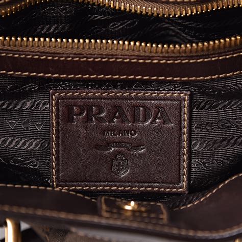 tracolla prada in tessuto logo jacquard|Prada Jacquard Bag .